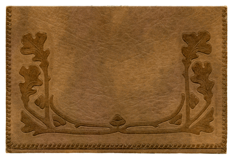 embossed leather wallet